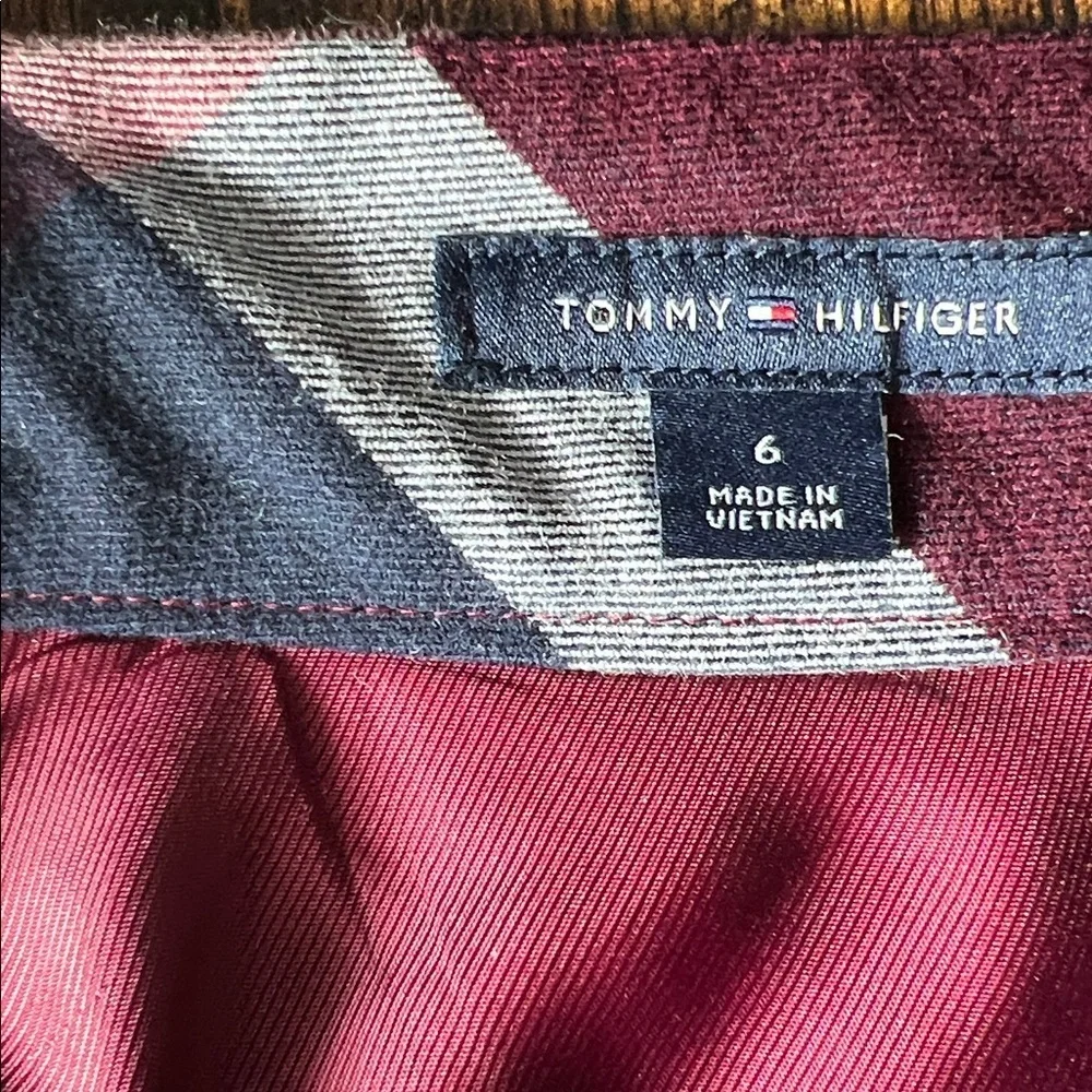 Tommy Hilfiger tartan lined skirt women’s 6